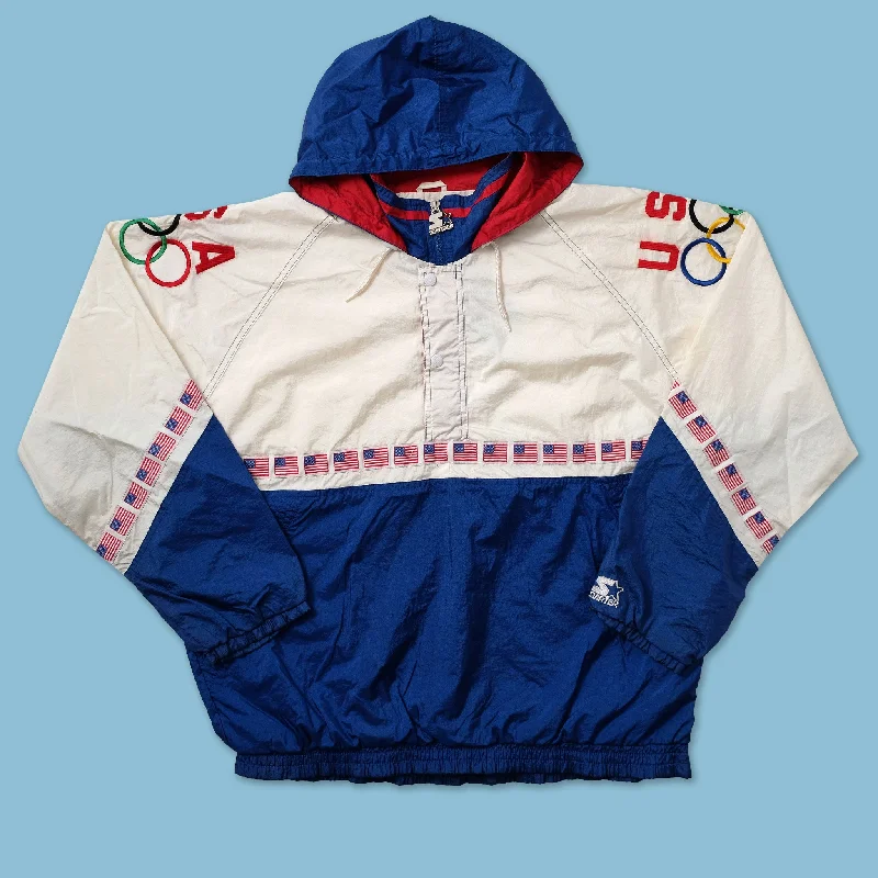 1996 Starter Olympics USA Windbreaker XLarge