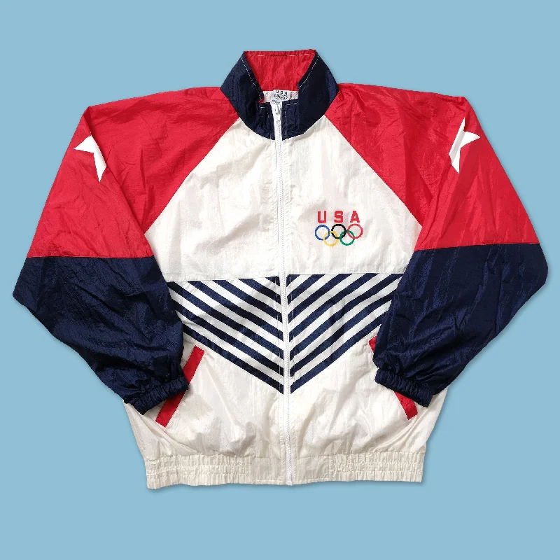 Vintage Olympics USA Track Jacket Small