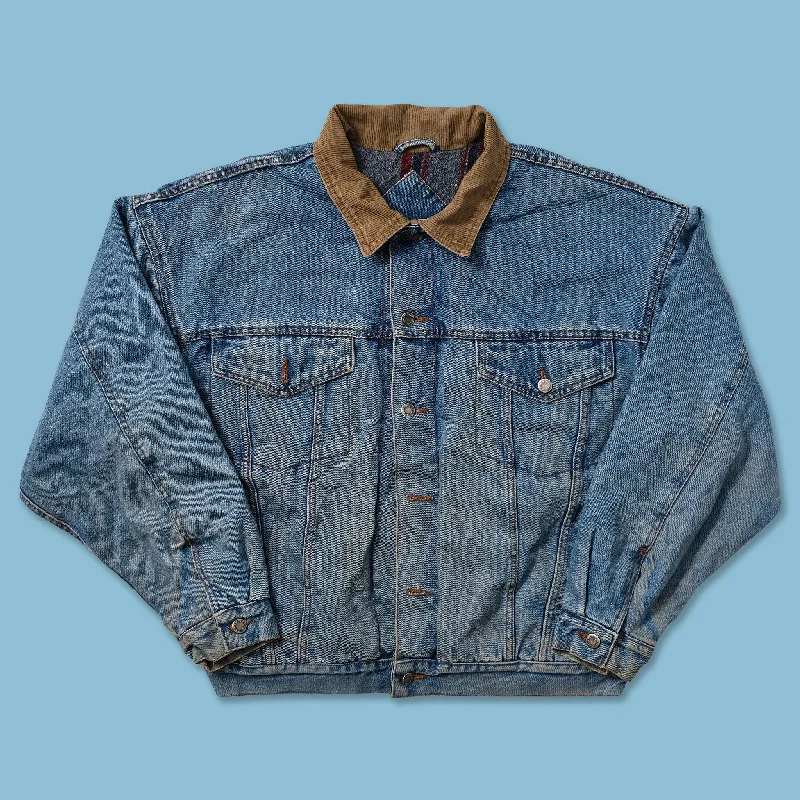 Vintage Wrangler Padded Denim Jacket Large