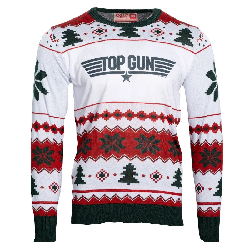 Top Gun Green Logo Christmas Sweater