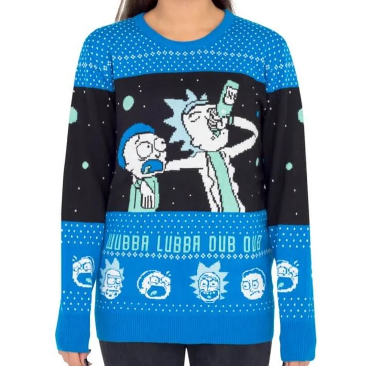 Women's Wubba Lubba Dub Dub - Rick and Morty Ugly Christmas Sweater