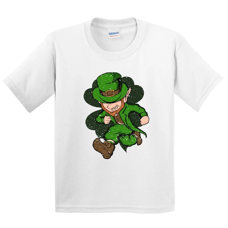 Marathon Runner Leprechaun St. Patrick's Day Running Youth T-Shirt