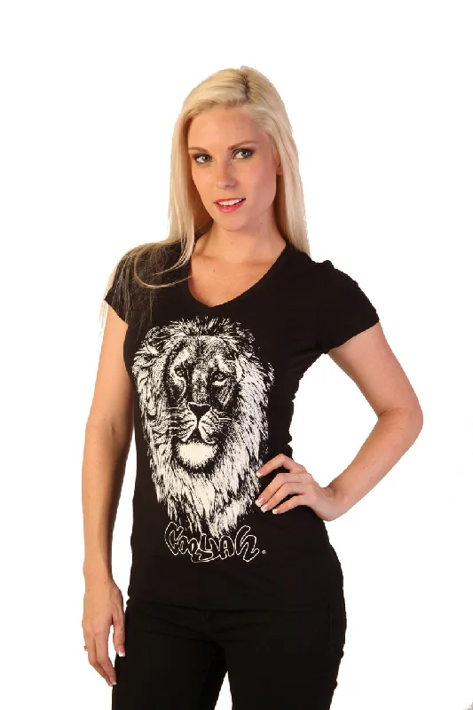 Big Face Lion V-Neck