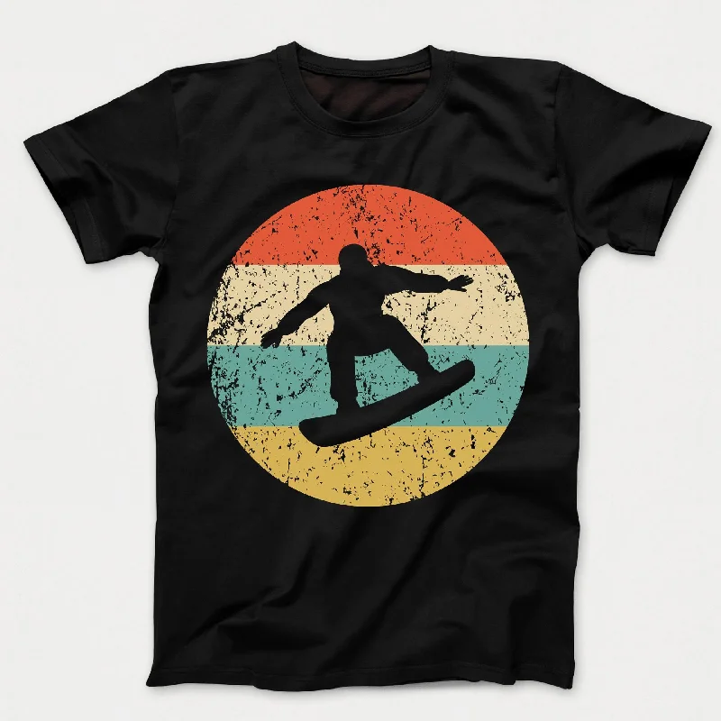 Snowboarding Shirt - Vintage Retro Snowboarder Kids T-Shirt