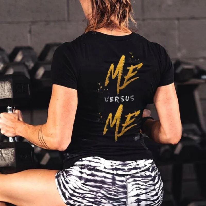 Women's Me Versus Me Printed T-shirt