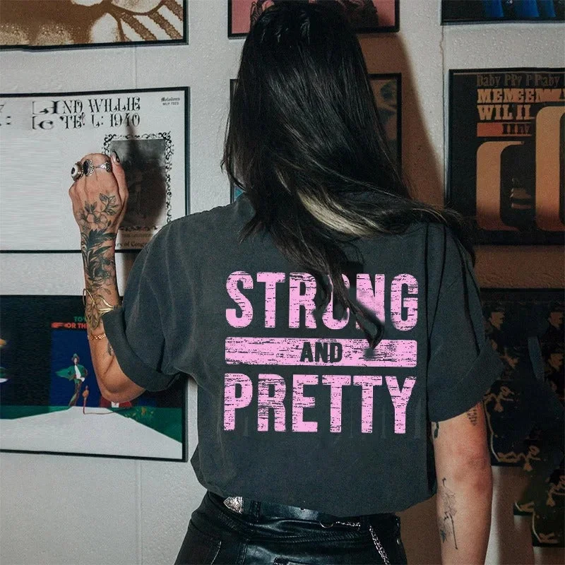 Women's Strong And Pretty T-shirt