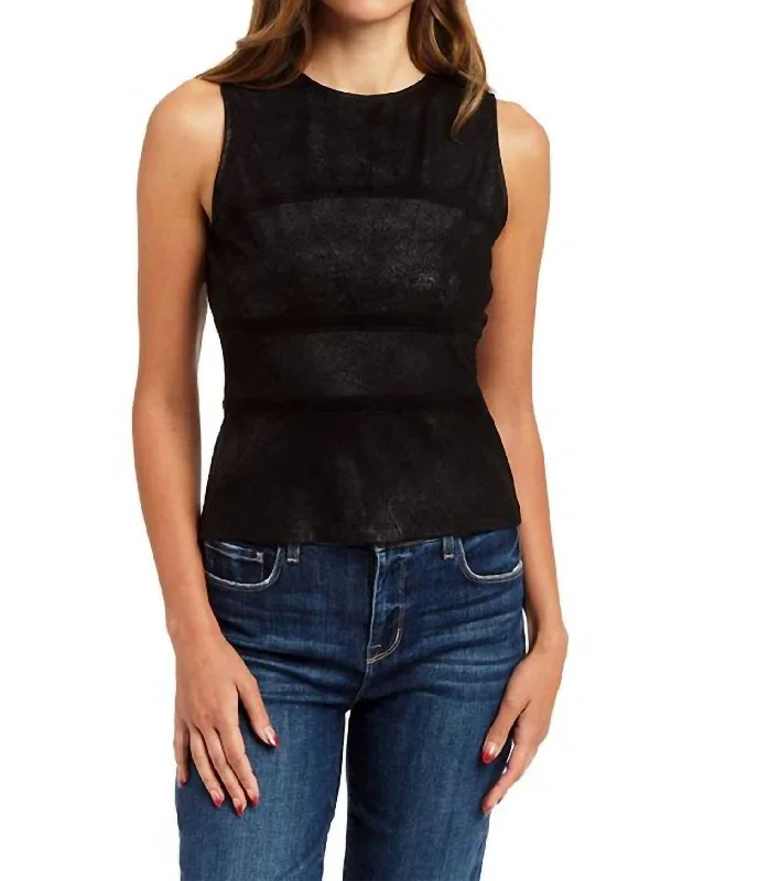 Ash Tank Top In Black