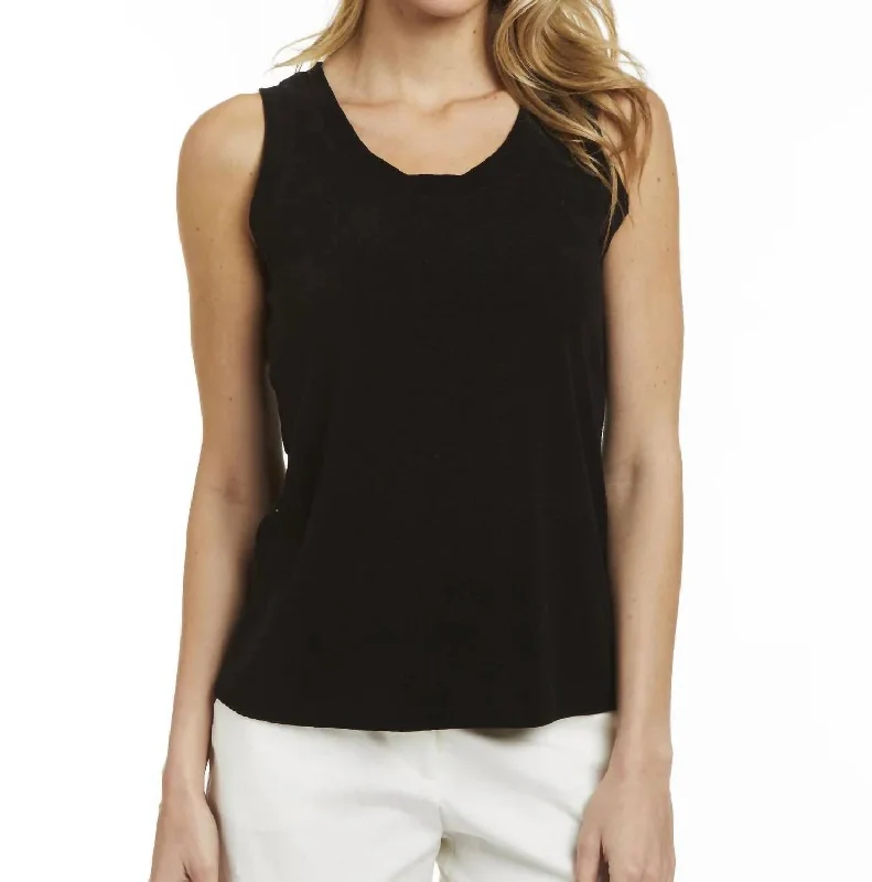 Elle Tank Top In Black