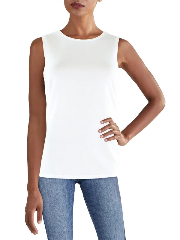 Womens Tencel Blend Tunic Tank Top