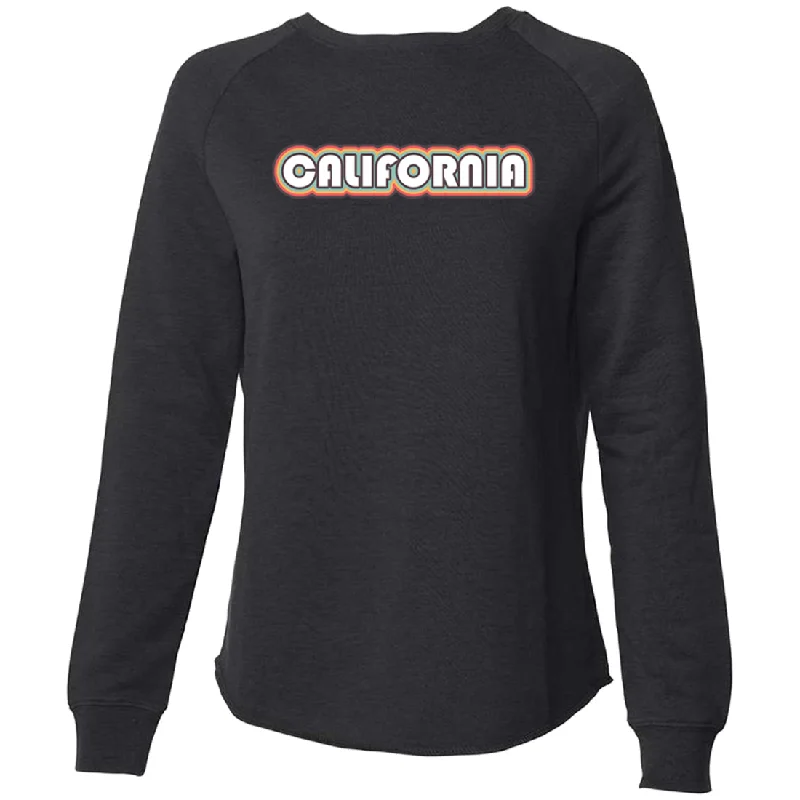 California 70's Rainbow Super Soft Crewneck Sweater