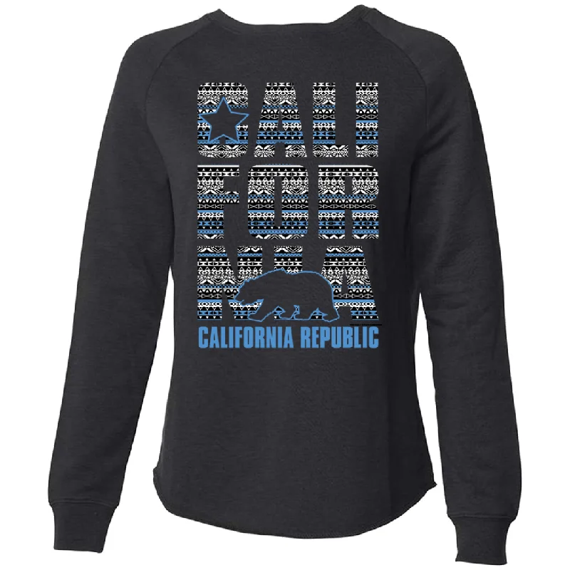 California Republic Tribal Aztec Super Soft Crewneck Sweater