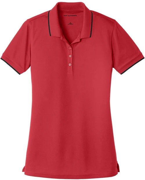 Port Authority Ladies Dry Zone UV Micro-Mesh Tipped Polo