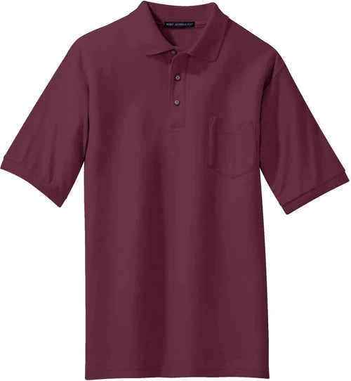 Port Authority Tall Silk Touch Polo with Pocket