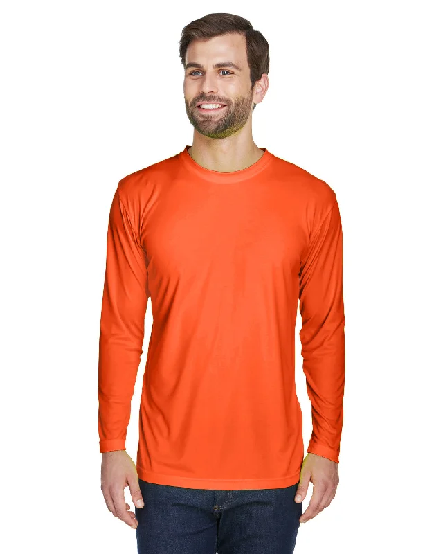 UltraClub 8422 Adult Cool & Dry Sport Long-Sleeve Performance Interlock T-Shirt