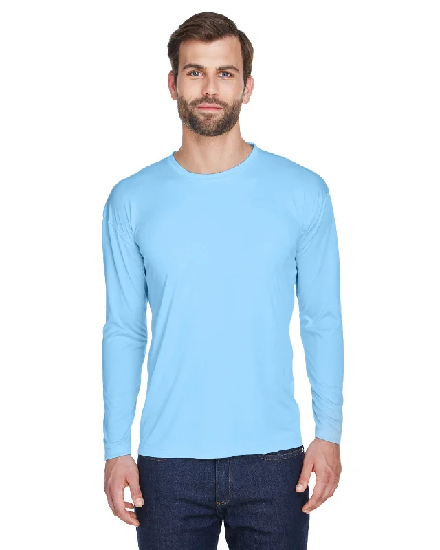 UltraClub 8422 Adult Cool & Dry Sport Long-Sleeve Performance Interlock T-Shirt