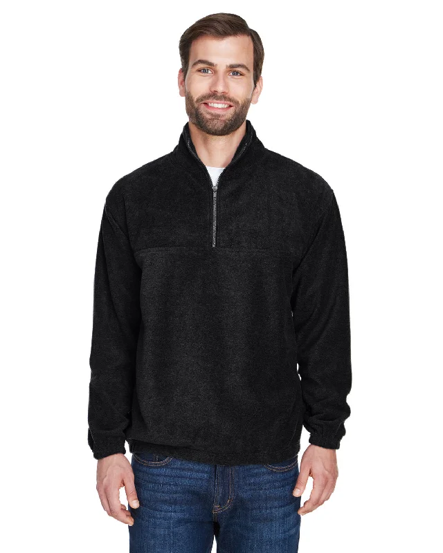 UltraClub 8480 Adult Iceberg Fleece Quarter-Zip Pullover