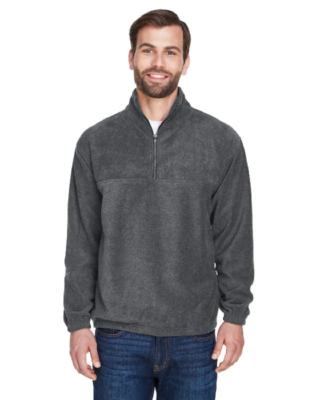 UltraClub 8480 Adult Iceberg Fleece Quarter-Zip Pullover