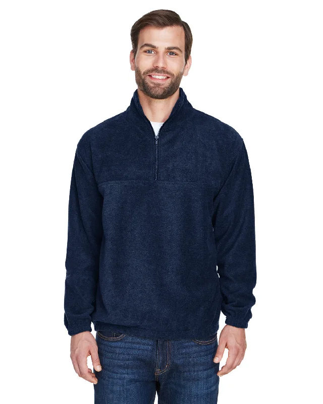 UltraClub 8480 Adult Iceberg Fleece Quarter-Zip Pullover